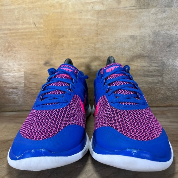 Nike Free 4.0 COLORFUL Womens Size 9 Running Shoes Sneakers Hyper Cobalt - Picture 2 of 12